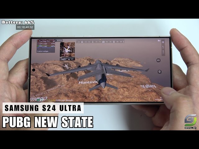 Samsung Galaxy S24 Ultra test game PUBG New State Max Setting | 90 FPS Ultra Graphics
