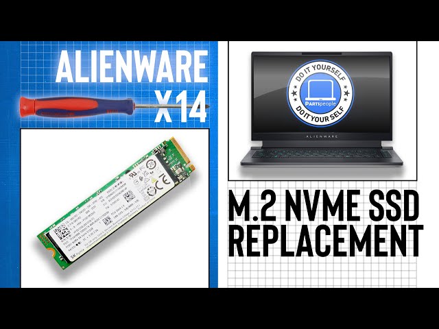 How To Replace Your M.2 NVMe SSD | Dell Alienware x14