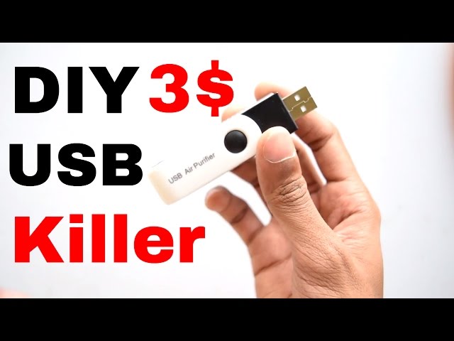 How To Make USB Killer | What does the USB killer do?
