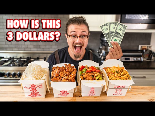 $3 Chinese Takeout Meal