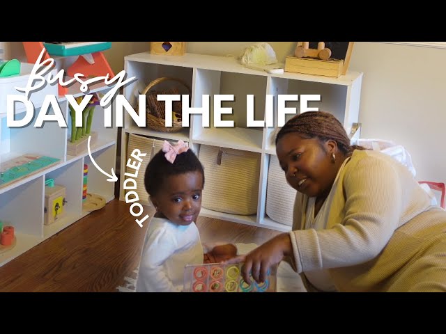 A DAY IN THE LIFE WITH A 2 YEAR OLD | GRWM + our Easter basket + sweet tea recipe + lots of cooking