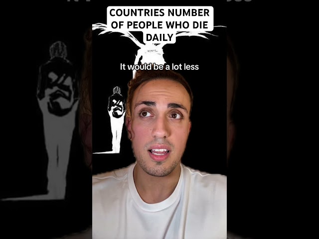 Countries Number Of People Who Die Daily