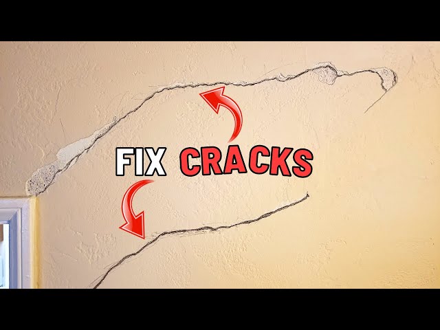 How To Fix a Crack in a Wall or Ceiling - Easy DIY