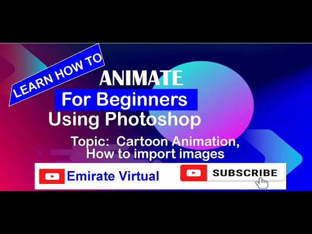 How to import images #photoshop #adobephotoshop #animation