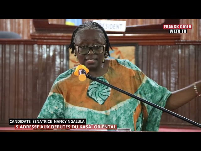 #mbujimayi:la fille de ngalula mpandajila s'adresse aux honorables députés du kasaï