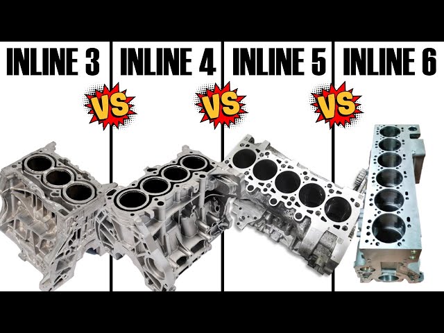 ENGINE BALANCE: Inline 3 vs. Inline 4 vs. Inline 5 vs. Inline 6