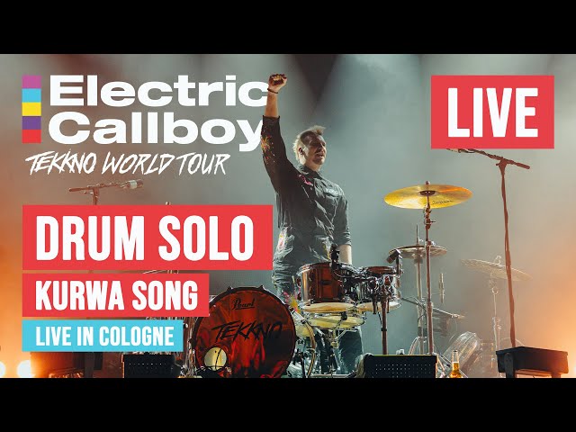 Electric Callboy  - DRUM SOLO / KURWA SONG - LIVE in Cologne (Lanxess Arena 2023)