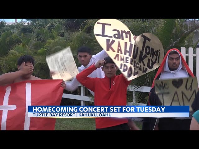 A lot of love for Iam: Kahuku classmates welcome back the American Idol star