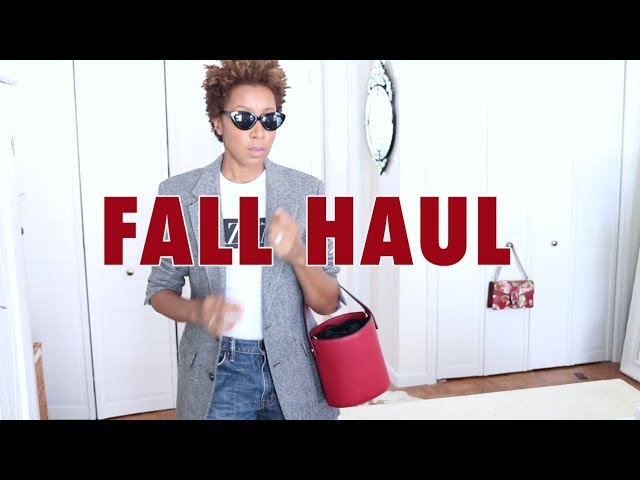 FALL HAUL & TRY ON!!  MADEWELL, ZARA, TOPSHOP + MORE!!