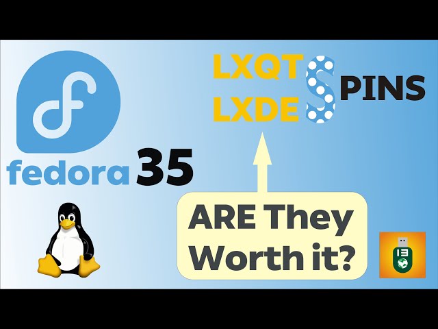 Trying Fedora spins with the LXDE, LXQT versions