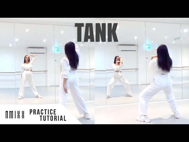 [PRACTICE] NMIXX - 'TANK (占)' - Dance Tutorial - SLOW MUSIC + MIRRORED