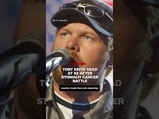 Legendary country singer Toby Keith dies at 62 after battle with stomach cancer
