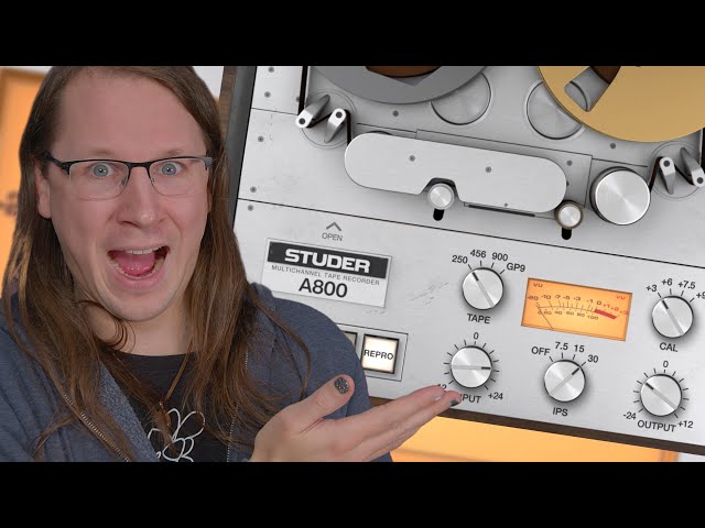 How to use advanced tape saturation with U.A. Studer A800?