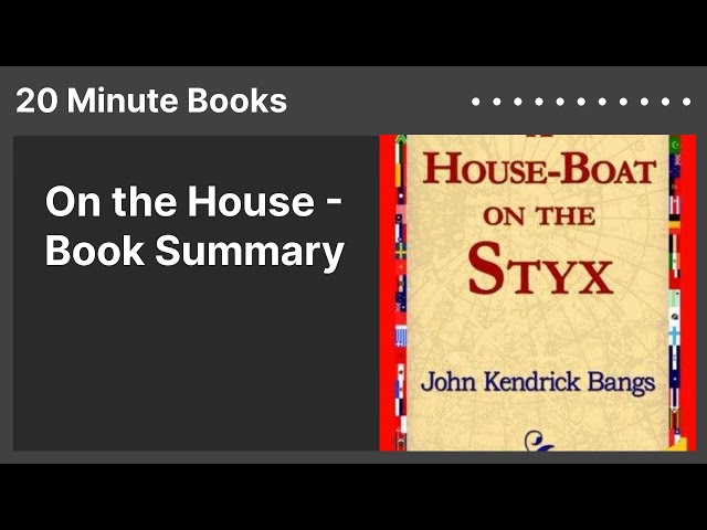 On the House - Book Summary