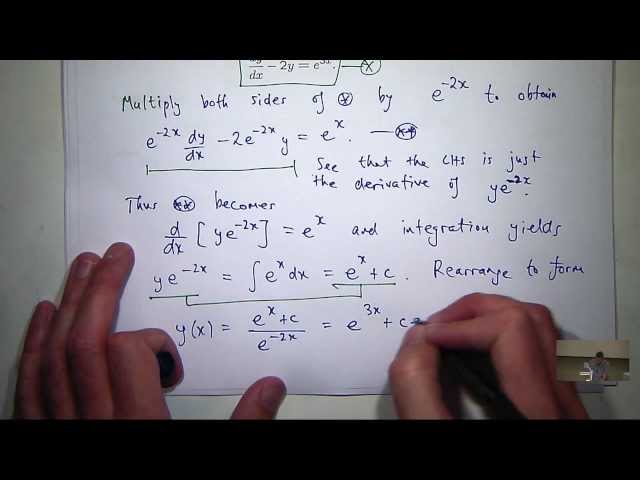 First order, linear differential equation