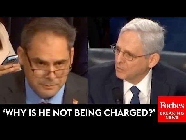 AG Asked Point Blank By Garcia: Why Is Biden Not Being Charged If He Isn't Cognitively Impaired?