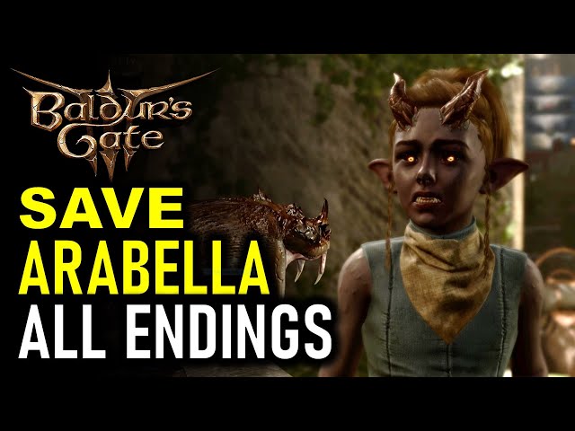 Save Arabella Quest All Choices & Endings | Save Her, Let Her Die or Attack Kagha | Baldur's Gate 3