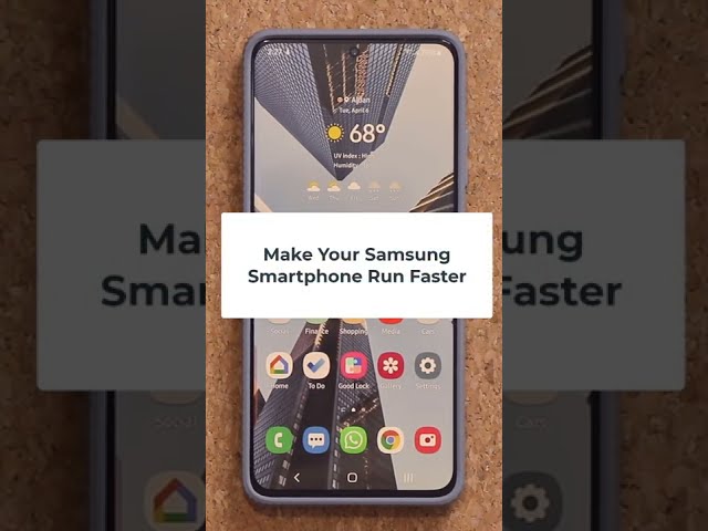 Make Your Samsung Smartphone Run Faster and Smoother #Shorts