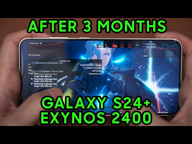 After 3 months! Gaming test - Samsung Galaxy S24 Plus with Exynos 2400
