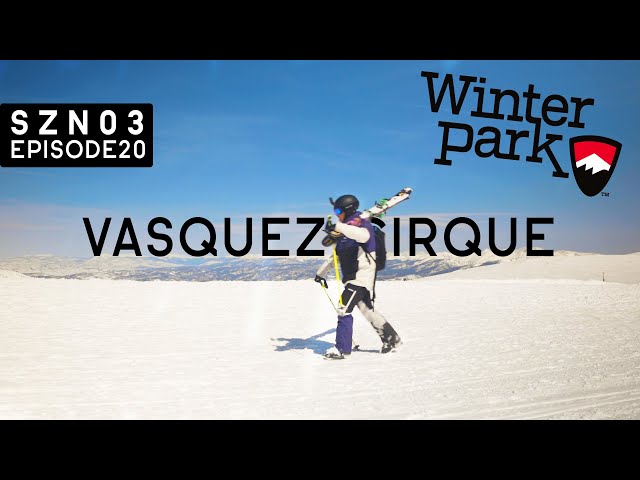 skiing the VASQUEZ CIRQUE at WINTER PARK! | vanlife colorado
