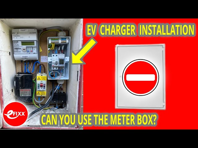 Can ELECTRICIANS fit equipment inside the DNO METER BOX? - EV Charger Installation UK
