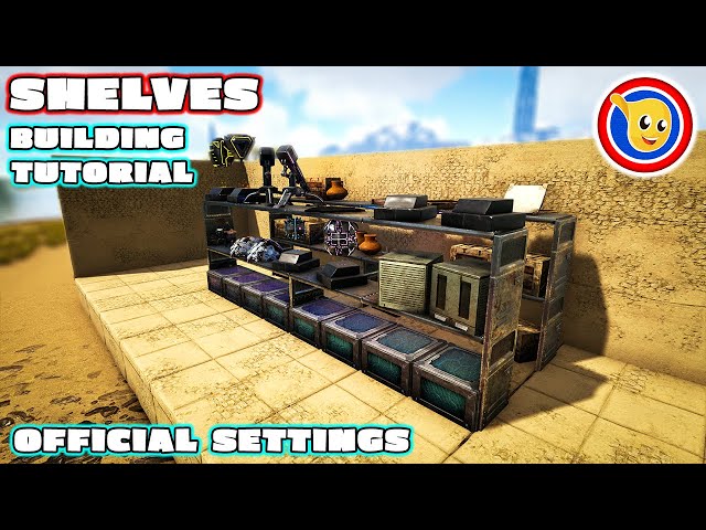 Ark: How To Build Shelves | Building Tutorial | Official Settings