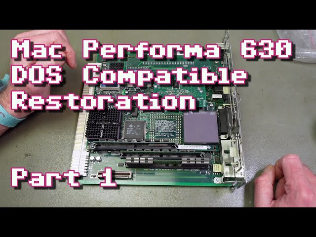 Apple Mac Performa 630 DOS Compatible Restoration Part 1