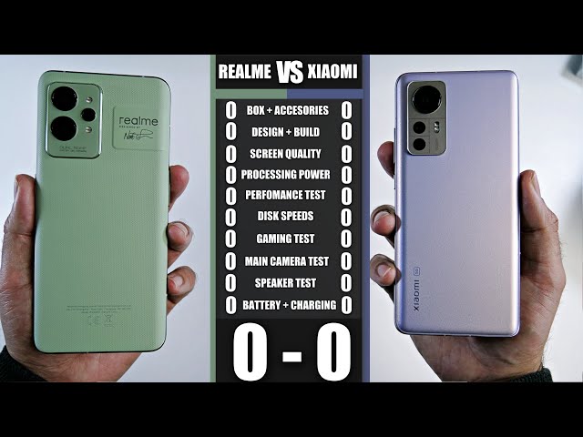 Xiaomi 12 vs Realme GT2 Pro - Ultimate Smartphone Comparison - Which one should you Buy?