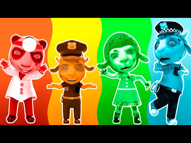 Farbige Tanzende Zombies | Zeichentrickfilm für Kinder | Dolly und Freunde - Deutsch