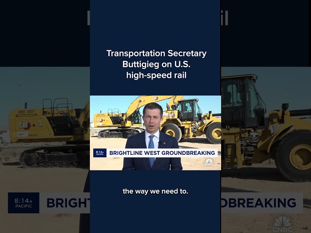 Transportation Secretary Pete Buttigieg on U.S. high-speed rail