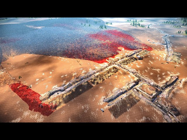 Modern Soldiers & Shermans vs Knights & Persians in Trenches - UEBS 2