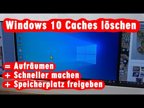 Windows 10 optimieren - 12 Caches löschen - schneller machen - viel Speicherplatz freigeben