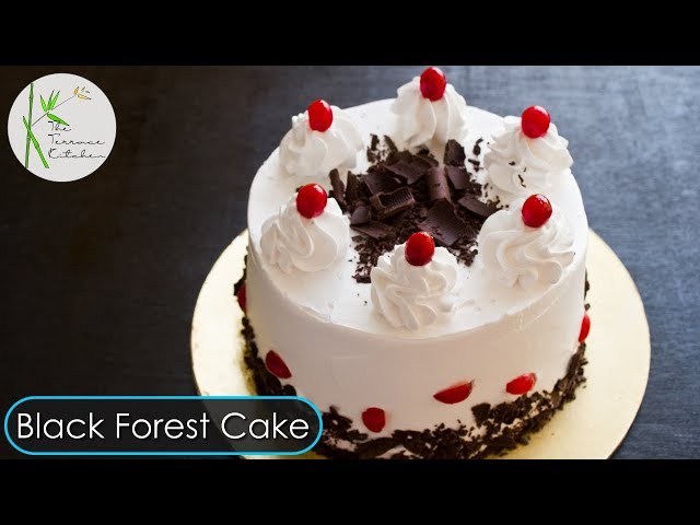 Black Forest Cake in Pressure Cooker | Eggless Black Forest Cake Recipe ~ The Terrace Kitchen