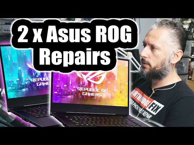 2 x Asus ROG Laptops -Customer made a mess. Can we Fix them ?