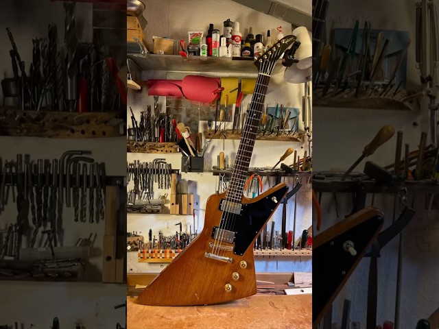 Gibson Explorer Repair Video on YouTube #video #diy #guitar #repair