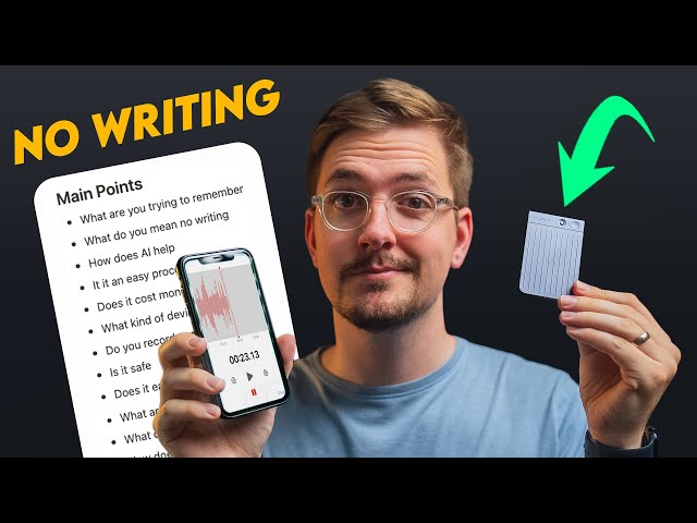 How I Use AI To Remember Everything..Without Writing | Plaud Note Review