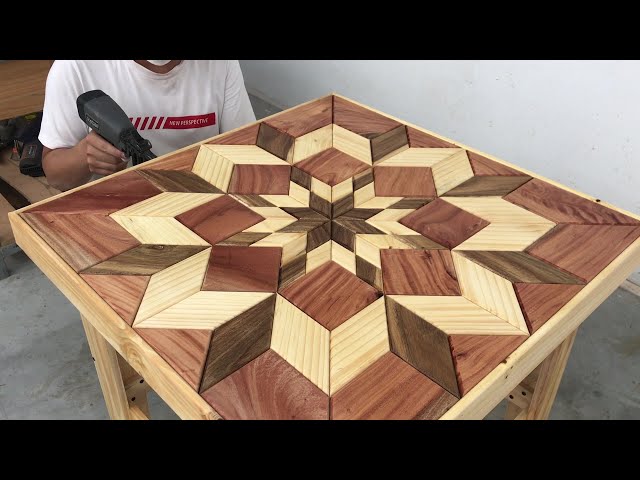 Amazing Woodworking Design Ideas - Unique And Beautiful Table 3D Effect