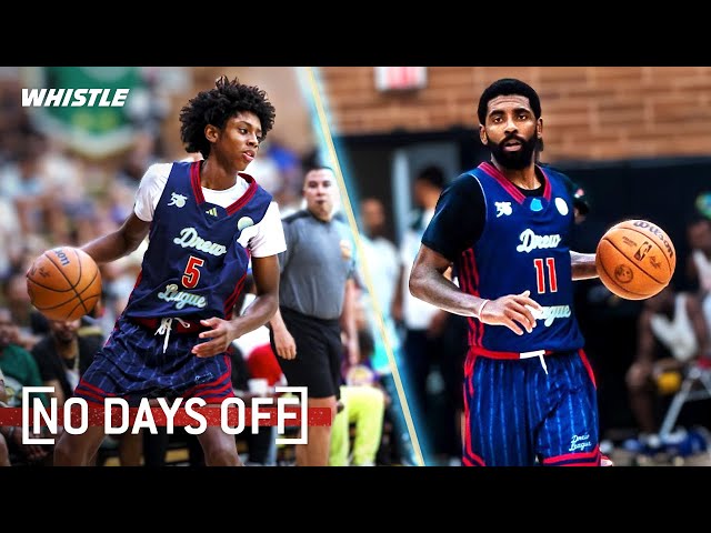 16-Year-Old DOMINATED Drew League w/ Kyrie Irving!? 🤯