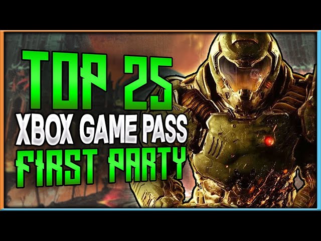 Top 25 Xbox Game Pass First Party Games | 2021