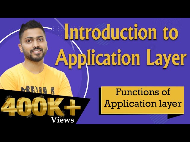 Lec-75: Application layer of OSI model in Hindi | Application layer protocols & Port no