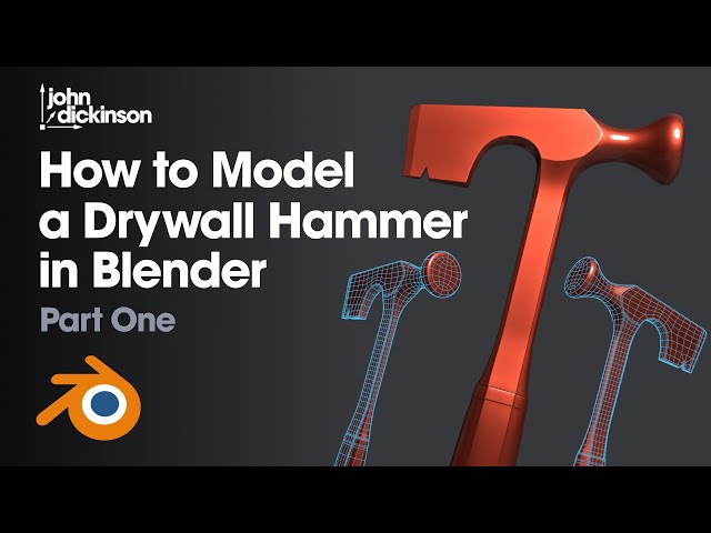 How to Model a Drywall Hammer in Blender - Part One