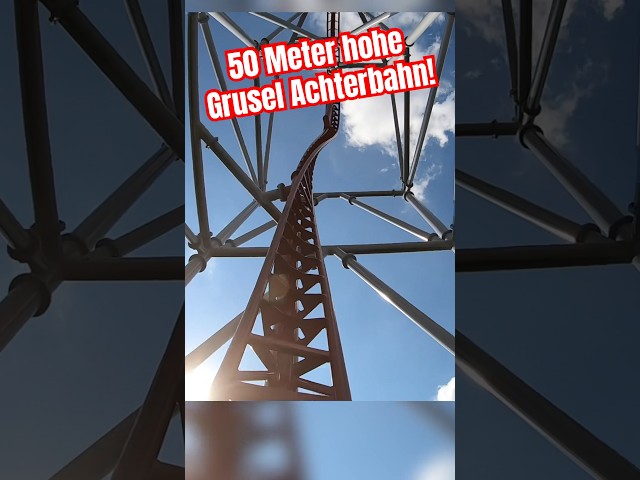 50 Meter hohe Grusel-Achterbahn! - Würdest du sie fahren? 😳
