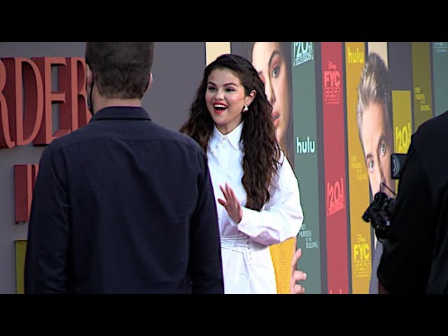 Selena Gomez Cuts Angelic Frame On The Red Carpet For 'Only Murders In The Building' Event
