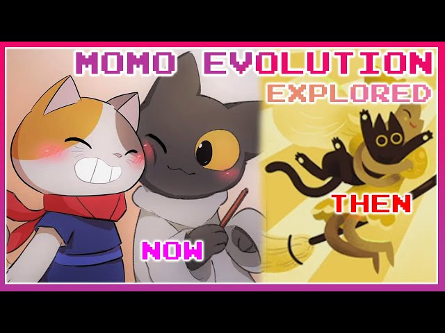 The Evolution Of Momo the cat ( Google Doodle )