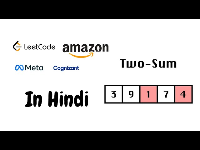 Two Sum (Leetcode 1) - Easy Kotlin  leetcode algorithm (Problems) interviewquestions