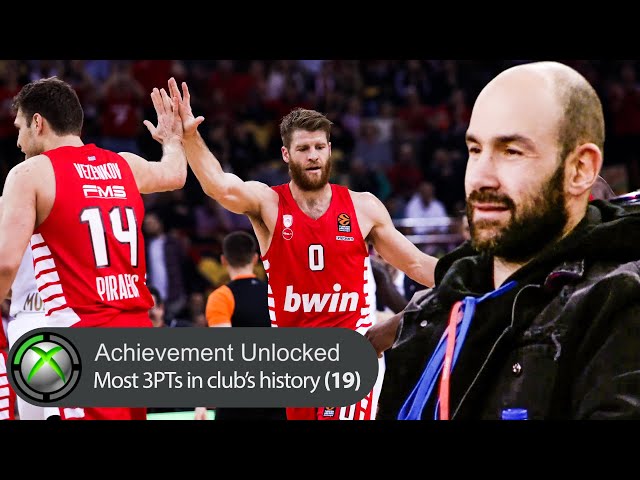 Spanoulis Inspired Olympiacos To Break Club 3-Point Record