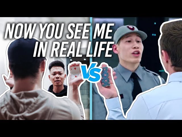 Now You See Me VS REAL LIFE (CARD SCENE RECREATED)