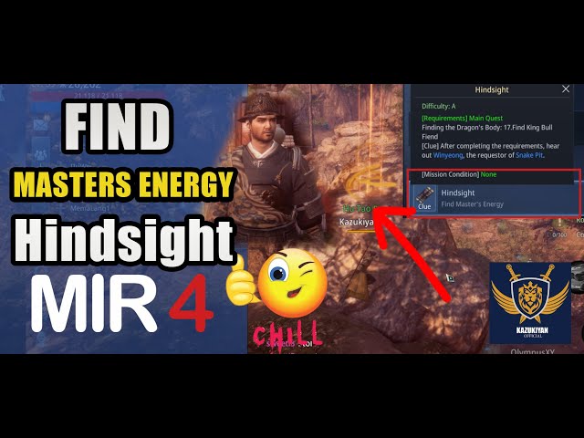 How to Complete Request for Hindsight "Find Master's Energy" - SNAKE PIT REQUEST MIR4 MMORPG