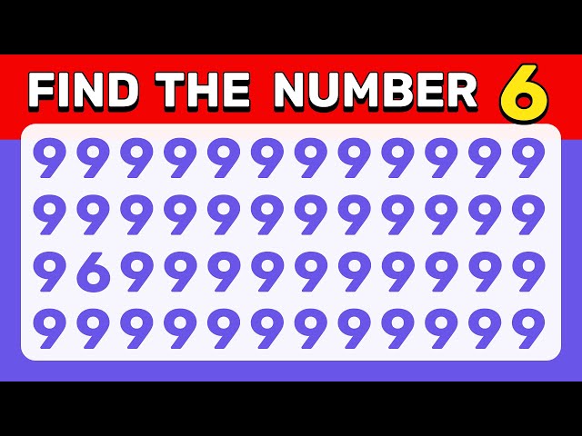 Find the ODD Number or Letter | Eyesight Challenge | Ultimate Brain Quiz