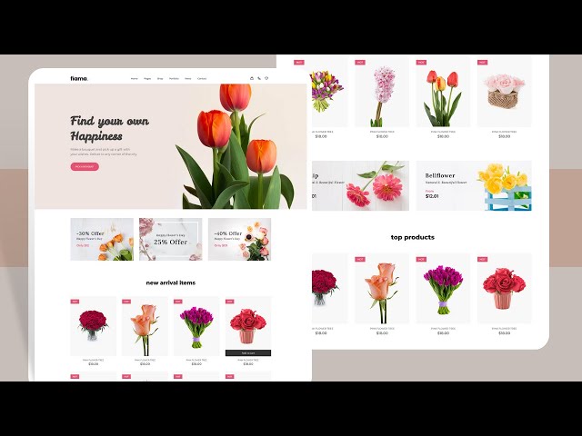 How to Create a Professional eCommerce Website in HTML CSS And JavaScript - 2023